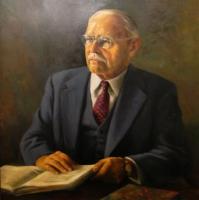 Portrait of Max Kade, President of the Max Kade Foundation, 1944-66