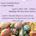 Easter Cooking Demo and Egg Painting 2023
